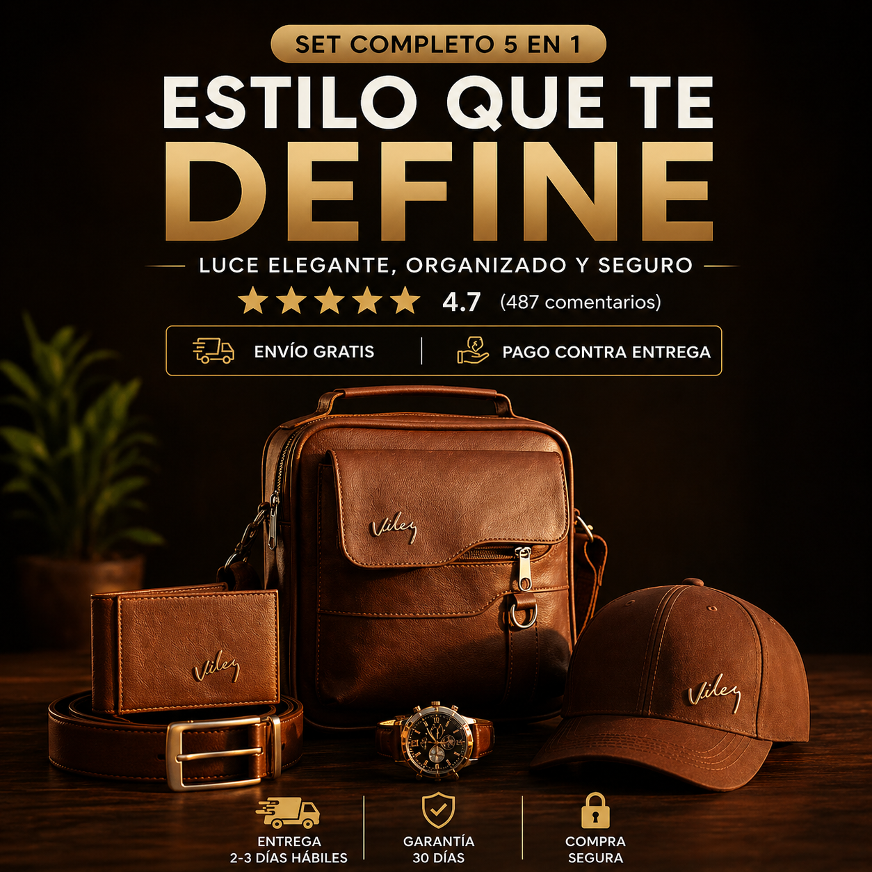KIT X5 CARRIEL  Eleva Tu Estilo con Elegancia Masculina